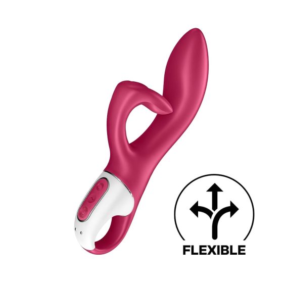 Satisfyer Embrace Me - nabíjecí vibrátor s raménkem na klitoris (červený)
