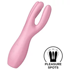   Satisfyer Threesome 3 - akumulátorový vibrátor na klitoris (růžový)