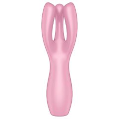  Satisfyer Threesome 3 - akumulátorový klitorální vibrátor (růžový)