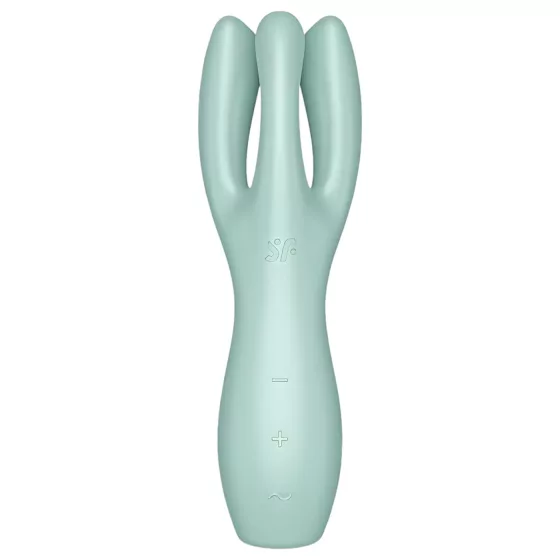 Satisfyer Threesome 3 - dobíjecí klitorální vibrátor (máta)
