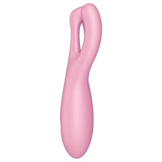 Satisfyer Threesome 4 - chytrý vibrátor na klitoris - růžový