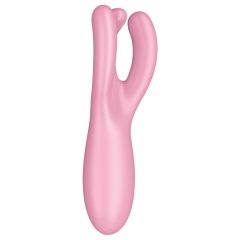   Satisfyer Threesome 4 - chytrý vibrátor na klitoris - růžový