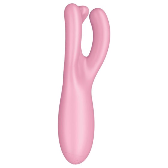 Satisfyer Threesome 4 - chytrý vibrátor na klitoris - růžový