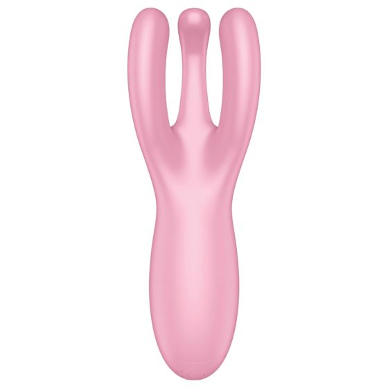 Satisfyer Threesome 4 - chytrý vibrátor na klitoris - růžový