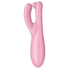   Satisfyer Threesome 4 - chytrý vibrátor na klitoris - růžový