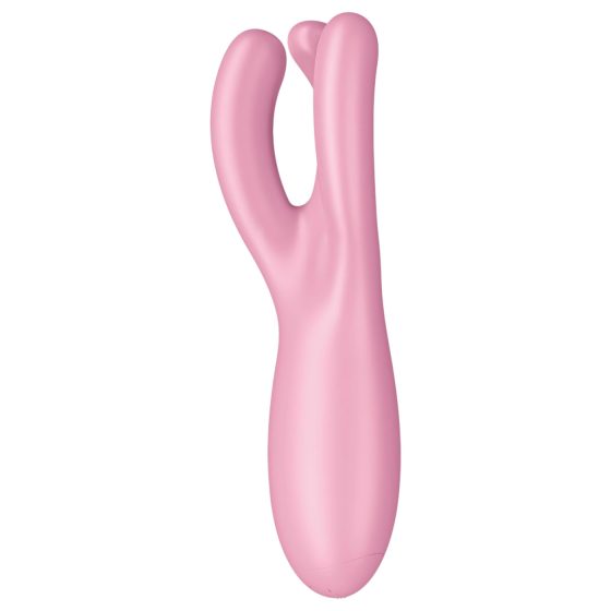 Satisfyer Threesome 4 - chytrý vibrátor na klitoris - růžový