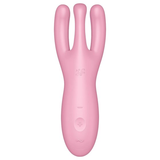 Satisfyer Threesome 4 - chytrý vibrátor na klitoris - růžový
