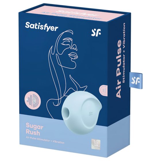 Satisfyer Sugar Rush - Vzduchový klitoriální vibrátor (modrý)