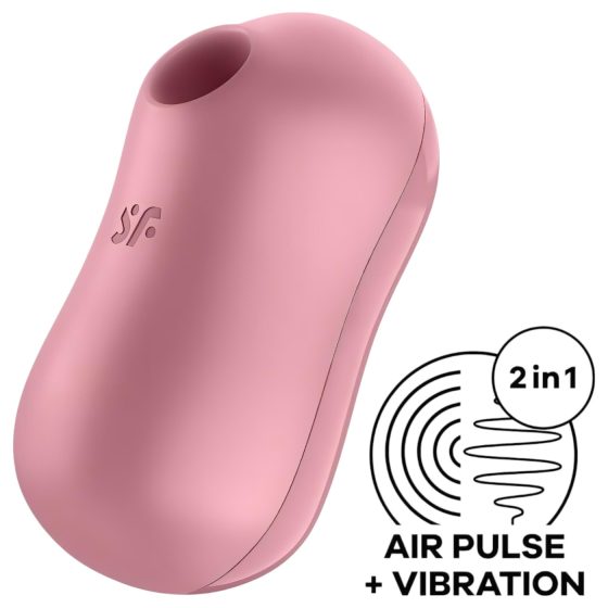 Satisfyer Cotton Candy - bezdotykový stimulátor klitorisu (korálový)