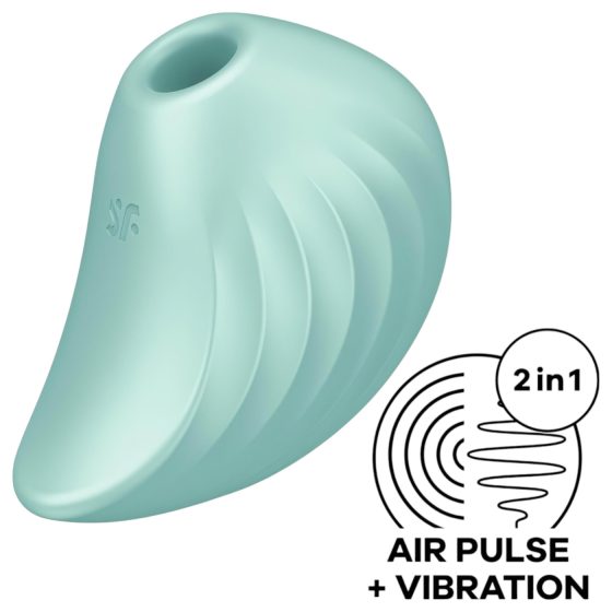Satisfyer Pearl Diver - vzduchový stimulátor klitorisu (mátový)