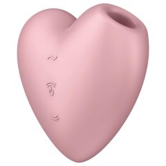   Satisfyer Cutie Heart - stimulátor klitorisu na vlny - dobíjecí - růžový