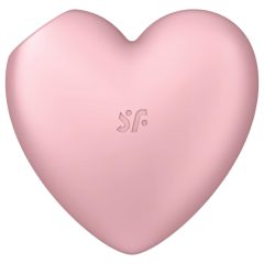   Satisfyer Cutie Heart - stimulátor klitorisu na vlny - dobíjecí - růžový