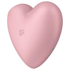   Satisfyer Cutie Heart - akumulátorový vzduchový stimulátor klitorisu (růžový)