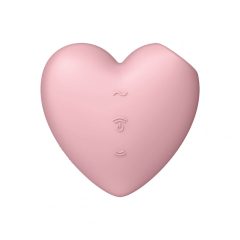   Satisfyer Cutie Heart - nabíjecí stimulátor klitorisu se vzduchovou vlnou (růžový)