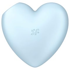   Satisfyer Cutie Heart - akumulátorový stimulátor klitorisu v modré barvě