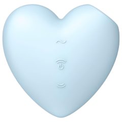   Satisfyer Cutie Heart - akumulátorový stimulátor klitorisu v modré barvě