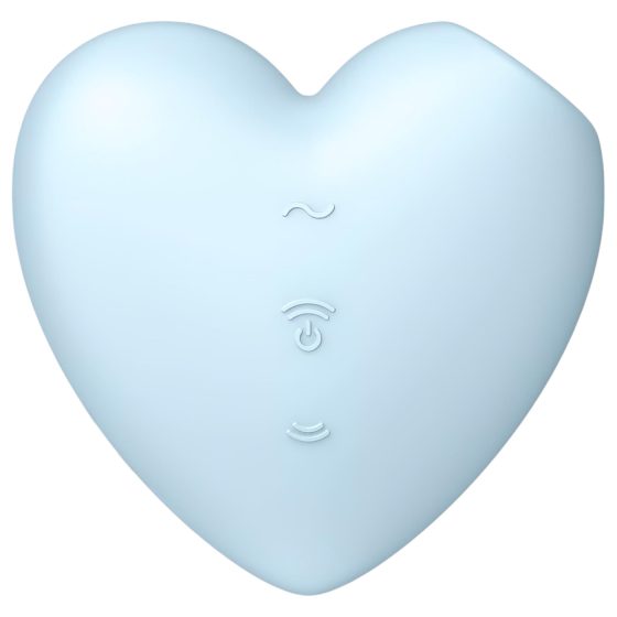 Satisfyer Cutie Heart - akumulátorový stimulátor klitorisu v modré barvě