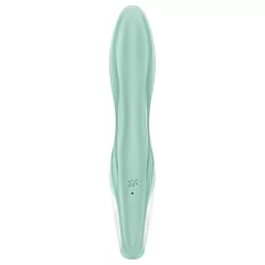   Satisfyer Air Pump Bunny 5 - aplikací ovládaný nafukovací vibrátor (máta)