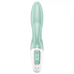   Satisfyer Air Pump Bunny 5 - aplikací ovládaný nafukovací vibrátor (máta)