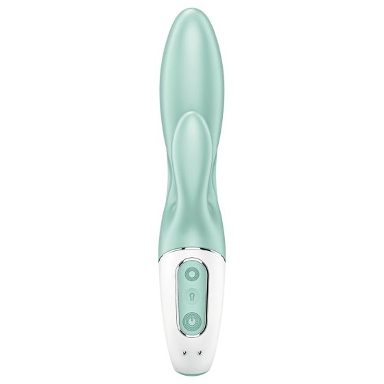 Satisfyer Air Pump Bunny 5 - chytrý nafukovací vibrátor (máta)