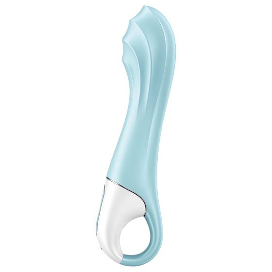 Satisfyer Air Pump Vibrátor 5 - chytrý nafukovací vibrátor (modrý)