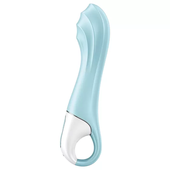 Satisfyer Air Pump Vibrator 5 - ovládaný aplikací (modrý)