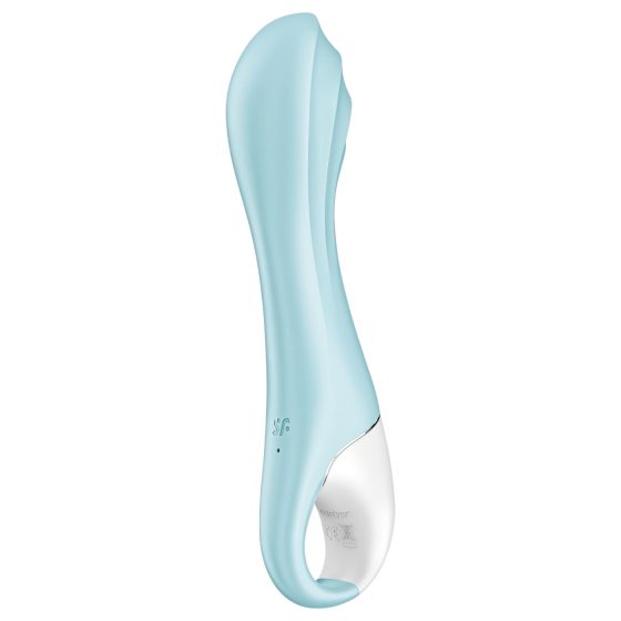 Satisfyer Air Pump Vibrátor 5 - chytrý nafukovací vibrátor (modrý)