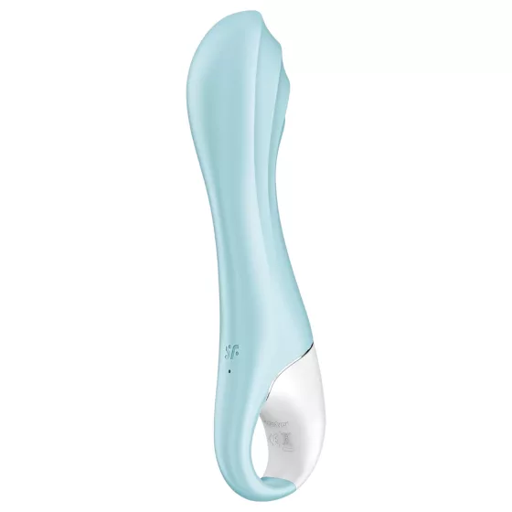 Satisfyer Air Pump Vibrator 5 - ovládaný aplikací (modrý)