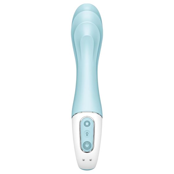 Satisfyer Air Pump Vibrátor 5 - chytrý nafukovací vibrátor (modrý)