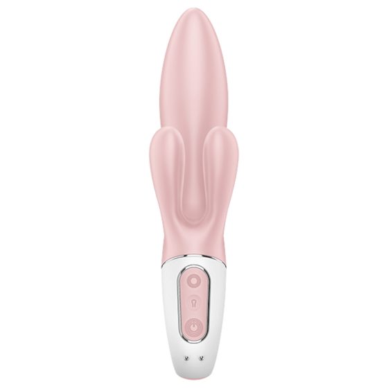Satisfyer Air Pump Bunny 3 - nafukovací vibrátor (růžový)