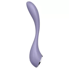   Satisfyer G-spot Flex 5 - aplikací ovládaný vibrátor na bod G (fialový)