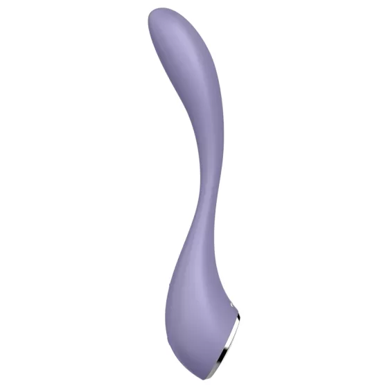 Satisfyer G-spot Flex 5 - aplikací ovládaný vibrátor na bod G (fialový)