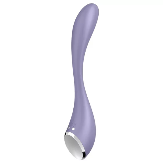Satisfyer G-spot Flex 5 - aplikací ovládaný vibrátor na bod G (fialový)