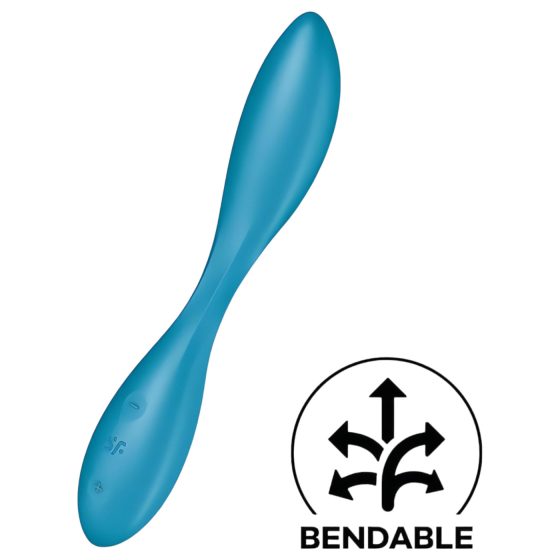 Satisfyer G-spot Flex 1 – akumulátorový, vodotěsný vibrátor na G-bod (zelený)