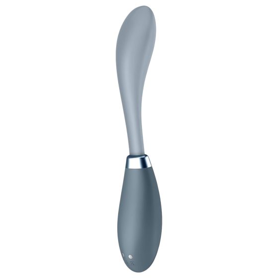 Satisfyer G-Spot Flex 3 - akumulátorový G-bod vibrátor (šedý)