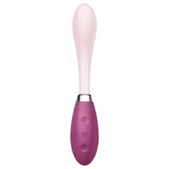   Satisfyer G-Spot Flex 3 - akumulátorový G-bod vibrátor (růžovo-červený)