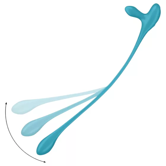 / Satisfyer Plug & Play - akumulátorový anální vibrátor a erekční kroužek (modrý)