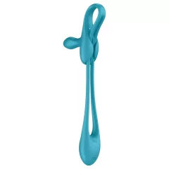   Satisfyer - anální vibrátor a erekční kroužek - dobíjecí, modrý