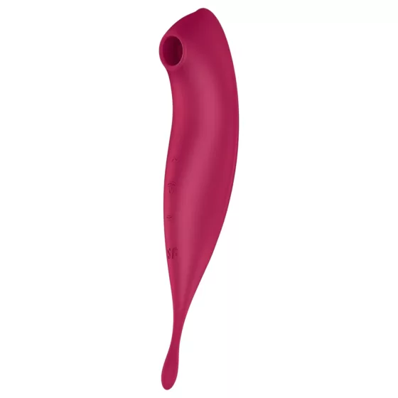 / Satisfyer Twirling Pro - aplikací řízený vibrátor na klitoris (červený)