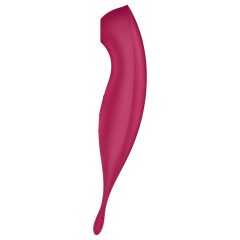   Satisfyer Twirling Pro - chytrý 2v1 vibrátor na klitoris (červený)