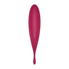   Satisfyer Twirling Pro - nabíjecí smart vibrátor na klitoris 2 v 1 (červený)