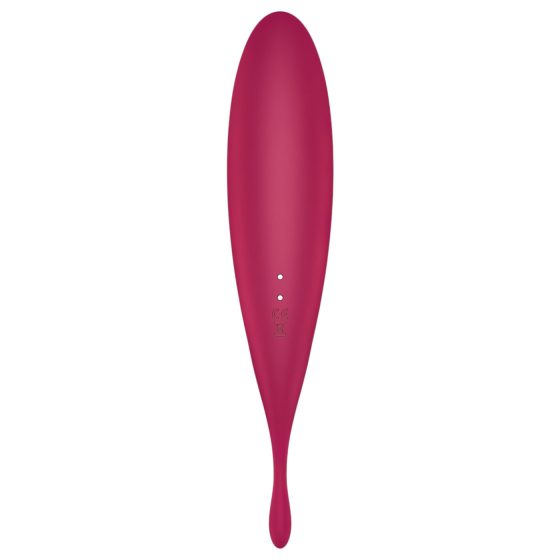 Satisfyer Twirling Pro - chytrý 2v1 vibrátor na klitoris (červený)