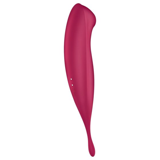 Satisfyer Twirling Pro - chytrý 2v1 vibrátor na klitoris (červený)