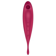   Satisfyer Twirling Pro - chytrý 2v1 vibrátor na klitoris (červený)