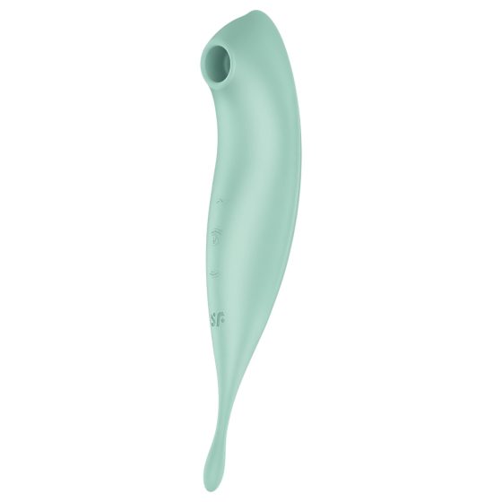 Satisfyer Twirling Pro – chytrý 2v1 klitorální vibrátor (máta)