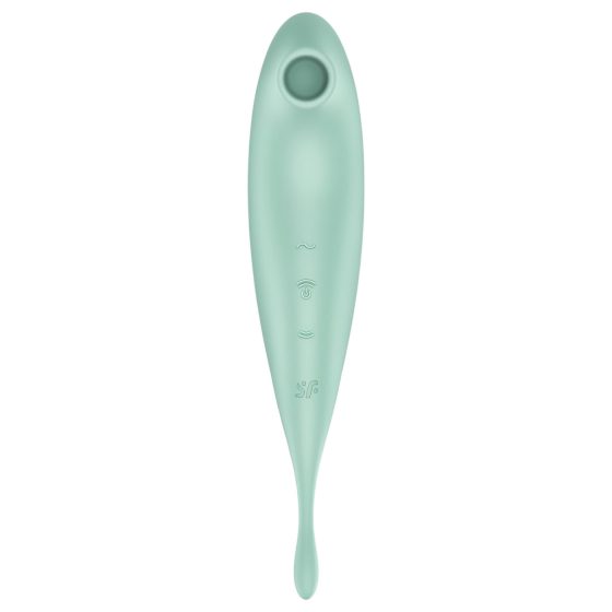 Satisfyer Twirling Pro – chytrý 2v1 klitorální vibrátor (máta)