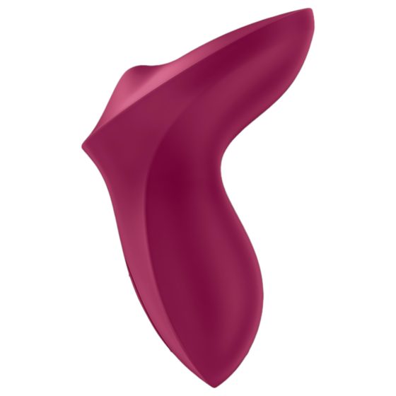Satisfyer Exciterrr - rotační perličkový klitorální vibrátor (červený)