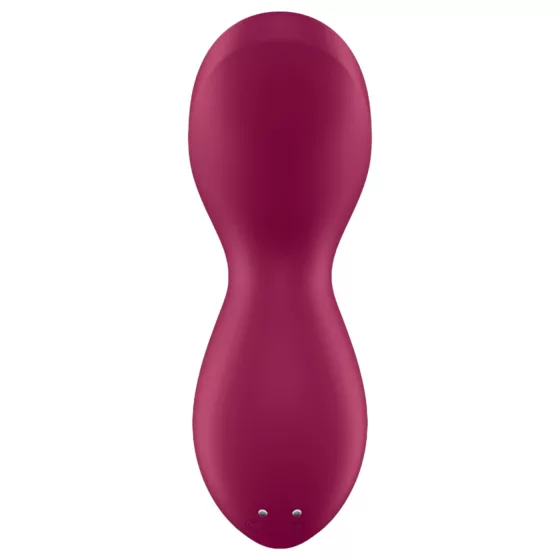 Satisfyer Exciterrr - rotační kuličkový vibroátor na klitoris (červený)