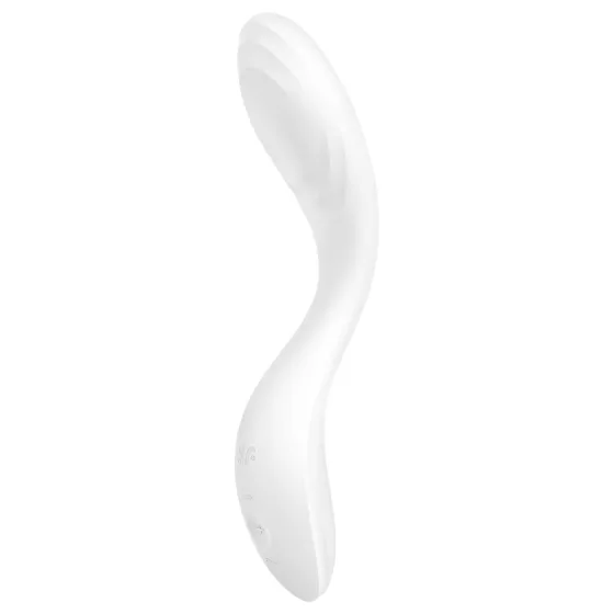 Satisfyer Rrrolling - vibrátor na G-bod s pohyblivými kuličkami - bílý