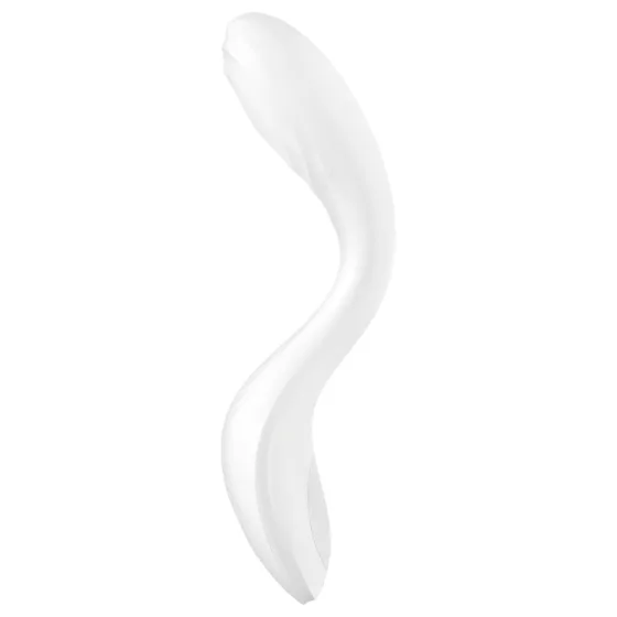 Satisfyer Rrrolling - vibrátor na G-bod s pohyblivými kuličkami - bílý